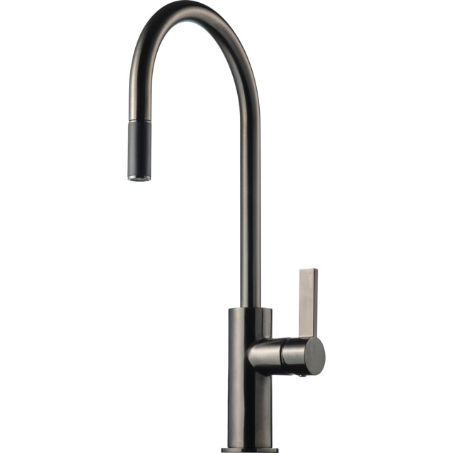 KÖKSBLANDARE ARM185 UTDRAGBAR UTDRAGBAR PIP BR BLACK CHROME | Beijerbygg Byggmaterial